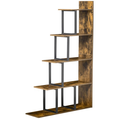 Homcom tier ladder shelf - homcom, 5-tier