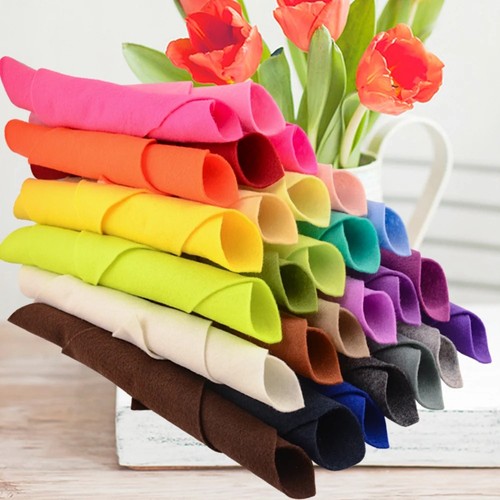 Soft felt fabric - soft, woven