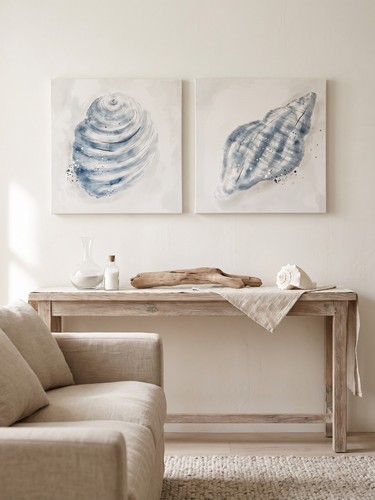 Modern coastal seashell - modern,