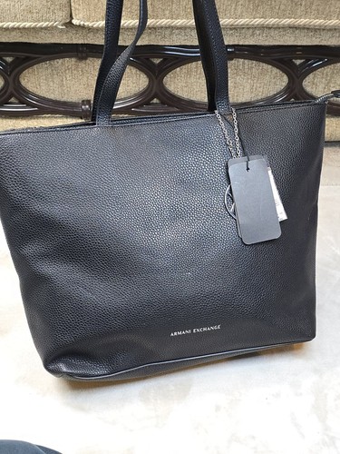 Armani exchange black pebbled - exchange,