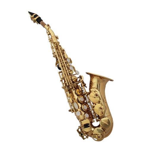 Curved soprano saxophone - soprano, gold