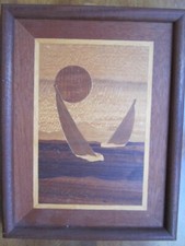 Marquety Inland Wood Sail Boat