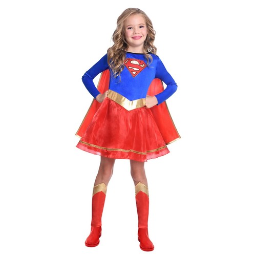 Girls supergirl fancy dress - supergirl,