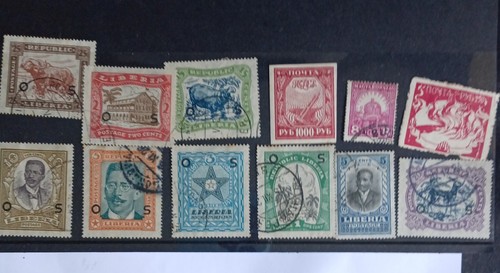 Collection vintage stamps - a,