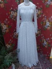 Vintage 1960's 60's Lace Ivory