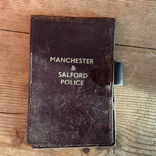Leather cover pocket notebook - leather,