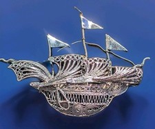 Antique 900 Silver Filagree