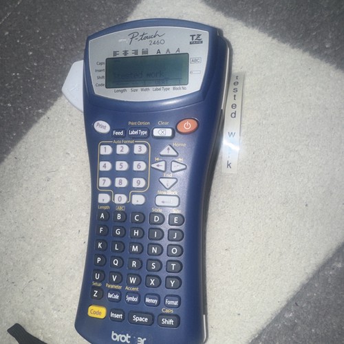 Brother touch 2460 label - p,