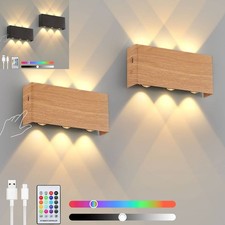 2 Pack Battery Operated Wall