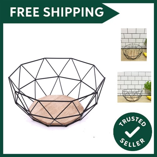 Black geometric metal wire - geometric,