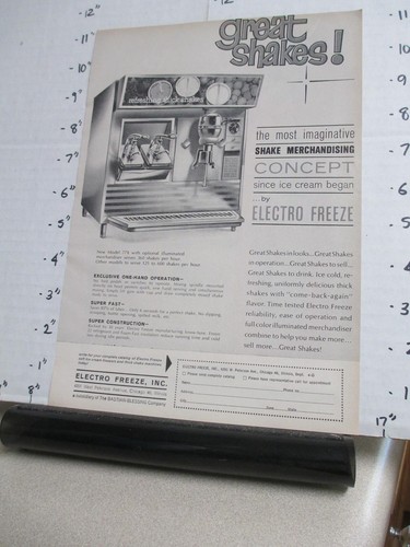 Magazine 1963 electro - magazine, ad