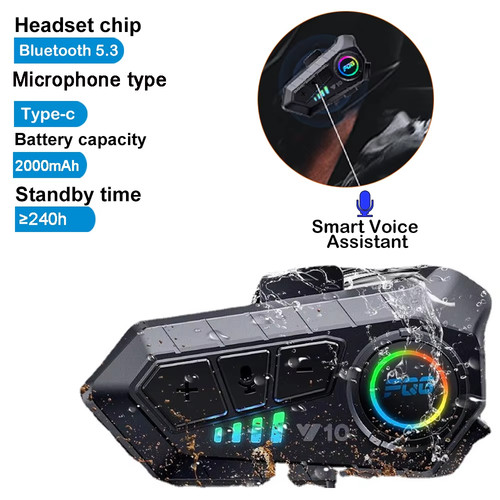 Bluetooth helmet headset - bluetooth, 5.3