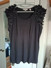 Ted Baker Black Sleeveless Top