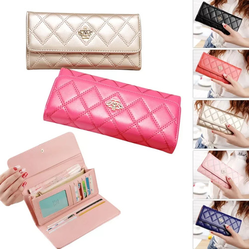 Ladies women leather wallet - ladies,