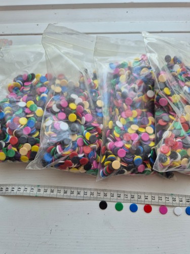 Assorted coloured plastic