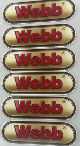 Webb lawn mower sticker - webb,