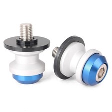 Blue 10mm CNC Motorcycle Swingarm Sliders Spools For kawasaki Z750 Z750 Z1000ly