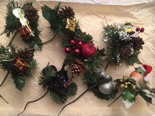 Vintage christmas corsage - christmas,
