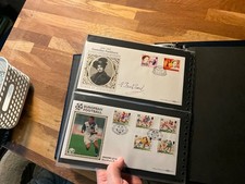 Jersey First Day Cover Benham Silk collection 69 in Benhams album with case %