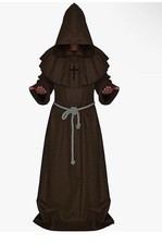 Hooded Cloak Cape Monk Tibetan