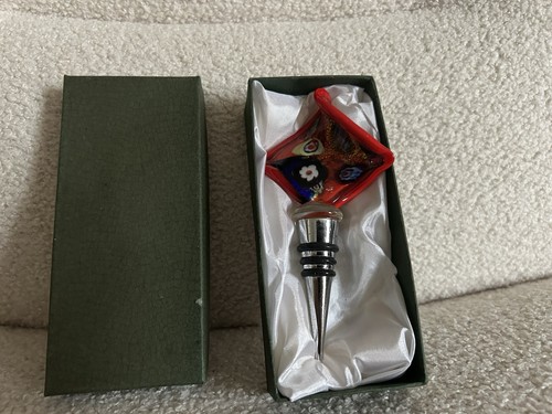 Murano glass bottle stopper - stopper,
