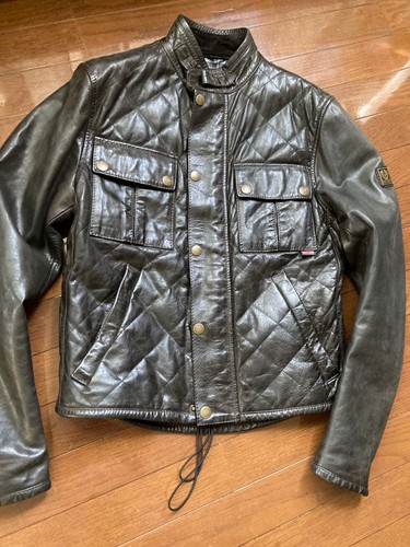 Belstaff leather jacket - belstaff,