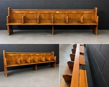 🪑 Vintage Solid Wood Church