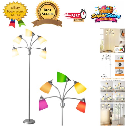 Versatile arm led - 5-arm, floor