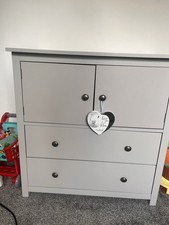 Aldi Grey Changing Table with Storage