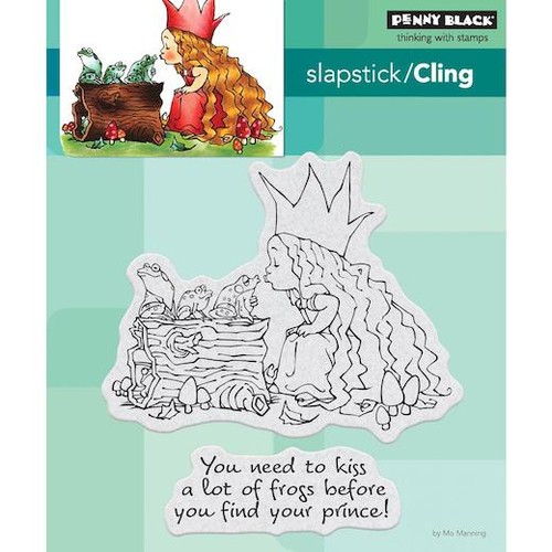Penny black cling rubber - penny,