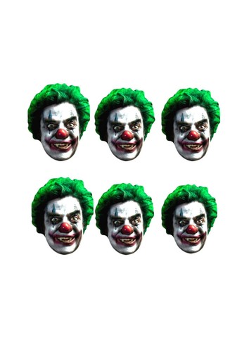 Scary clown face mask - clown, pack)