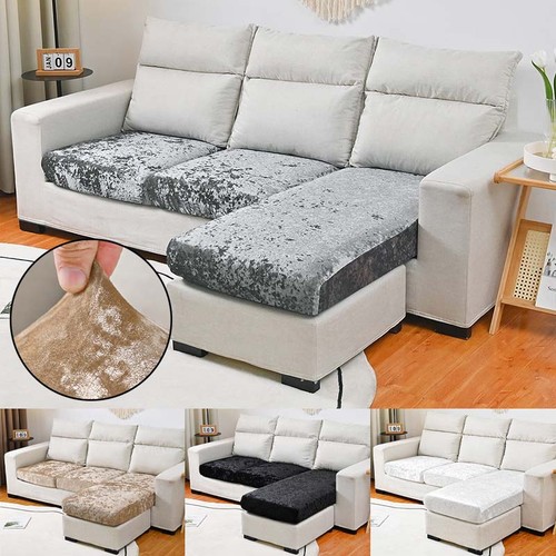 Sofa seat velvet covers - velvet, seater