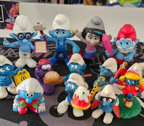 The smurfs figurines - figurines, vintage