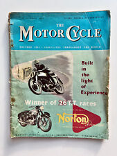Vintage The Motor Cycle Magazine October 1951 - Winner of 26TT Moter Bike Races