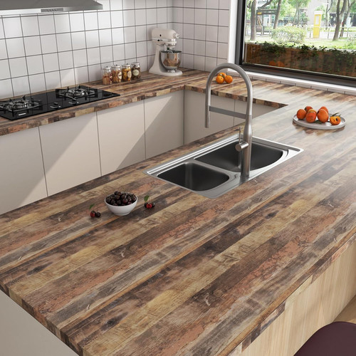 Worktop vinyl covering wood - worktop,