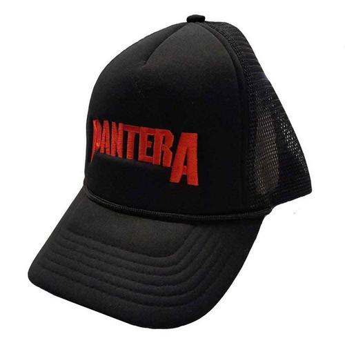 Pantera logo black - black, trucker