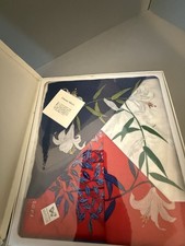 Hanae Mori Silk Scarf with A