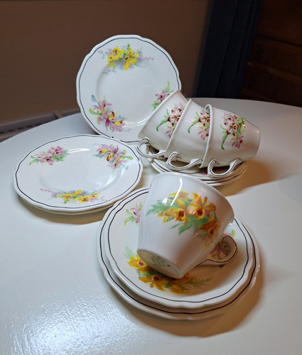 Royal doulton orchid pattern - orchid,