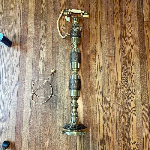 Rare vtg french brass rotary - french,