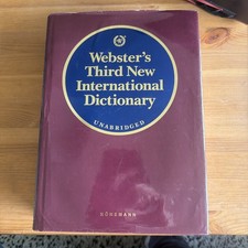 Webster's Third New