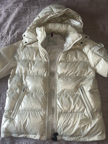 Womens cream moncler coat - cream,