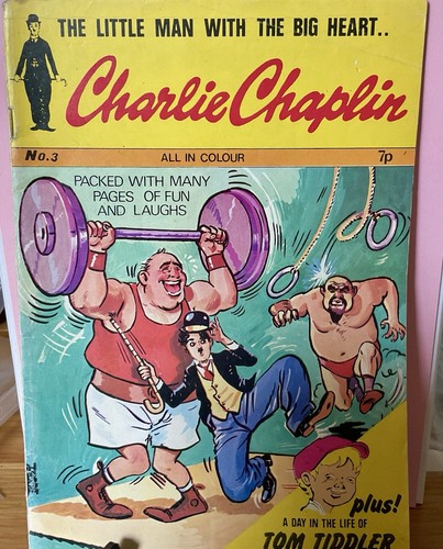 Vintage charlie chaplin comic - vintage,