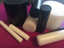 ACETAL POM DELRIN BLACK WHITE ROD ROUND BAR 4-100MM DIAMETER ENGINEERING PLASTIC