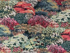 Cotton Tapestry Fabric HIGHLAND HEATHER Curtains Upholstery Blind Material