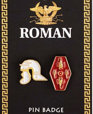 Roman Helmet and Shield Pin