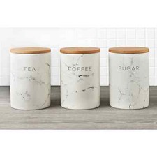 New Set Of 3 Tea Coffee Sugar