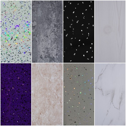 White black grey sparkle - 10,