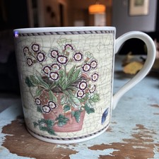 Wedgewood Sarah's Garden Queen’s Ware Tea  Cup Strawberry Cream England 1997