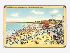 tin sign 1930s-40s Bathing