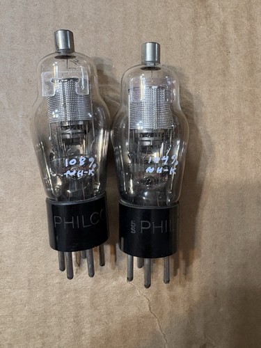 Matched pair philco vacuum - pair,